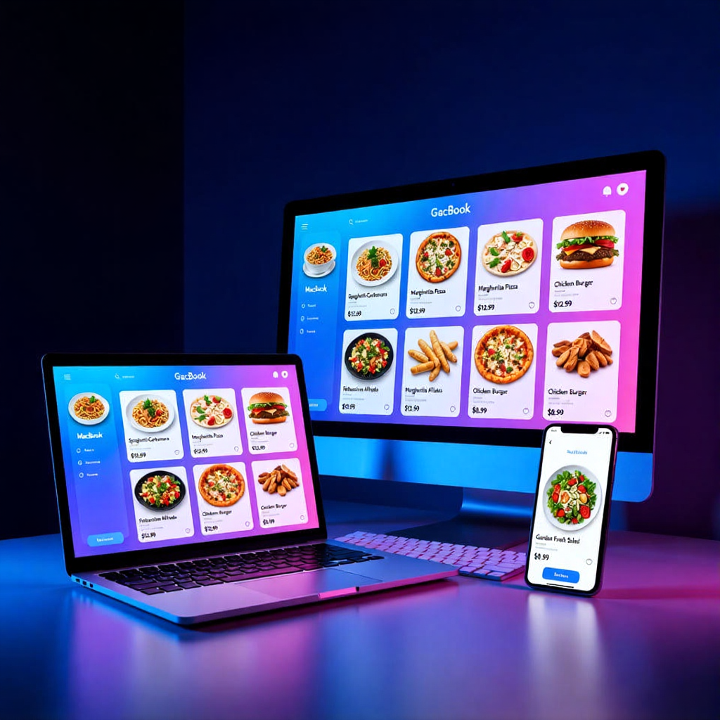 Adroit Alliance Food Delivery App Interface